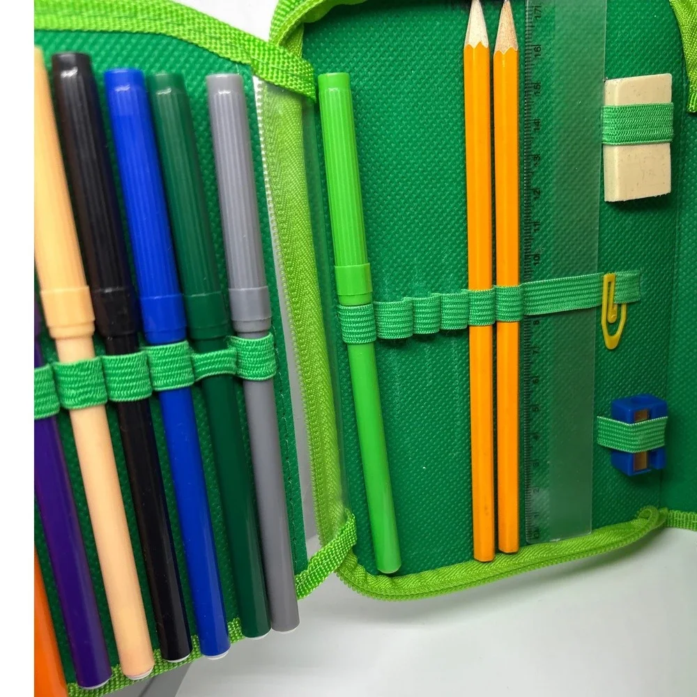Wacky Woollies Ireland Pencil Case Holder Sheep Design Zippered Irish‎ Souvenir